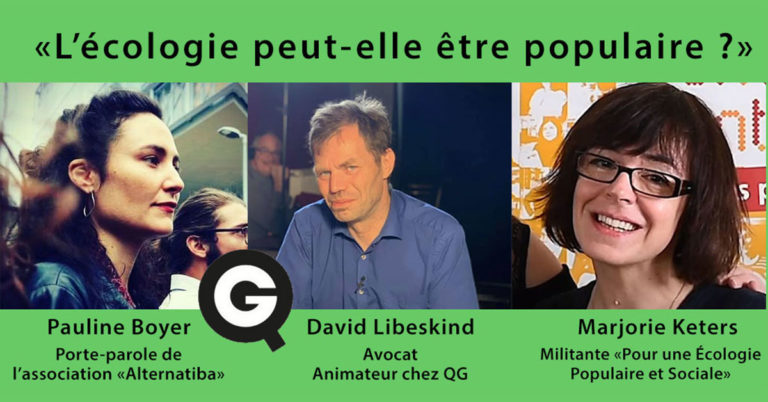 Affiche de l'émission "l'écologie peut-elle être populaire ?