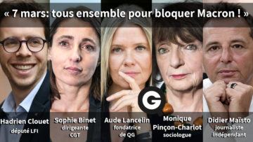 «Tous ensemble pour bloquer Macron !» avec Monique Pinçon-Charlot, Didier Maïsto, Hadrien Clouet, Sophie Binet
