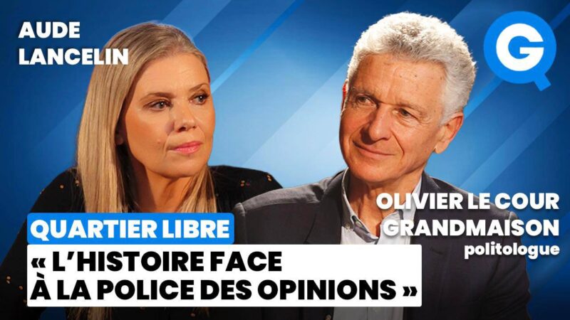 « L’histoire face à la police des opinions » avec Olivier Le Cour Grandmaison et Aude Lancelin